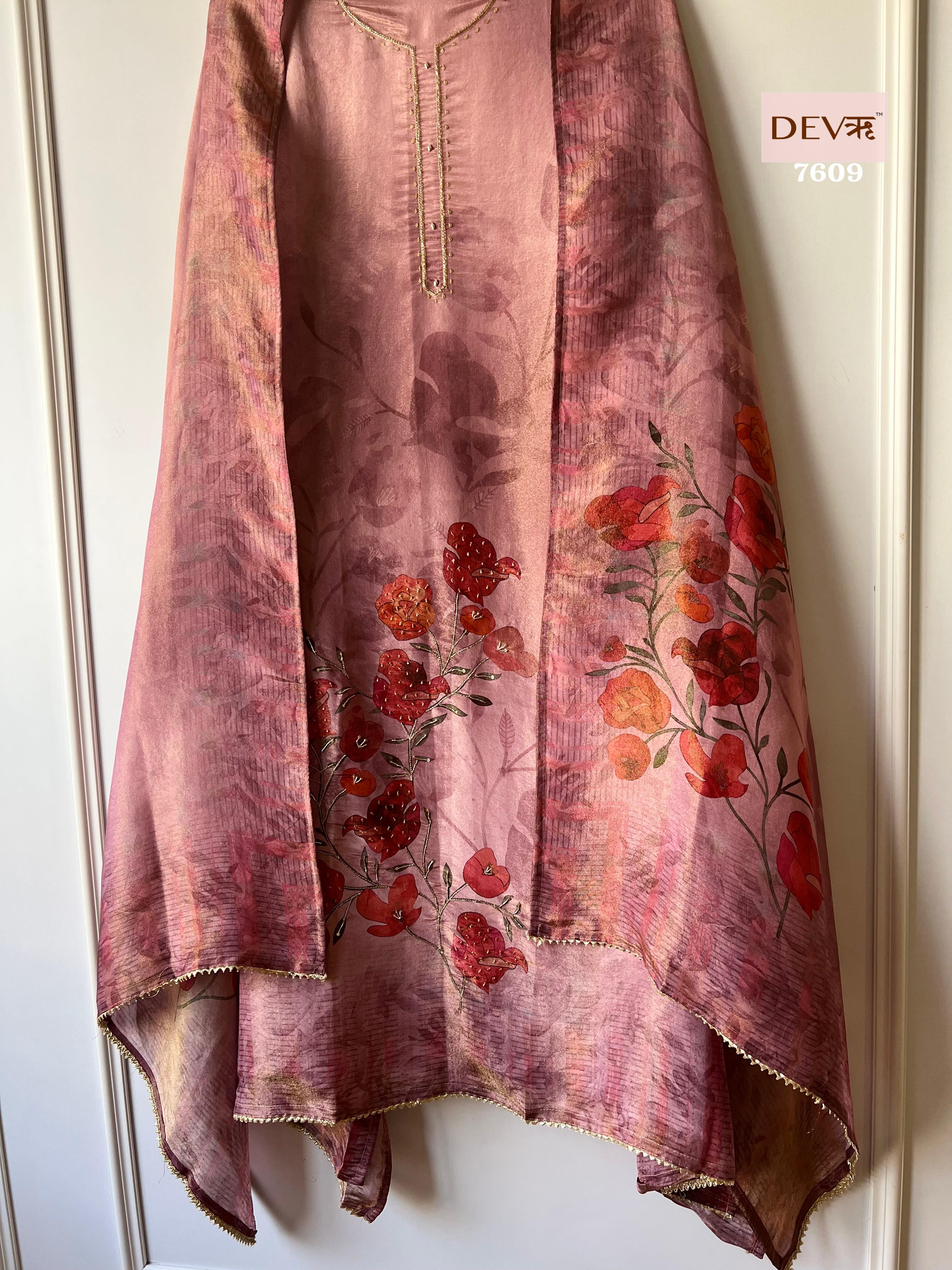 Silk Suit Set {7609}