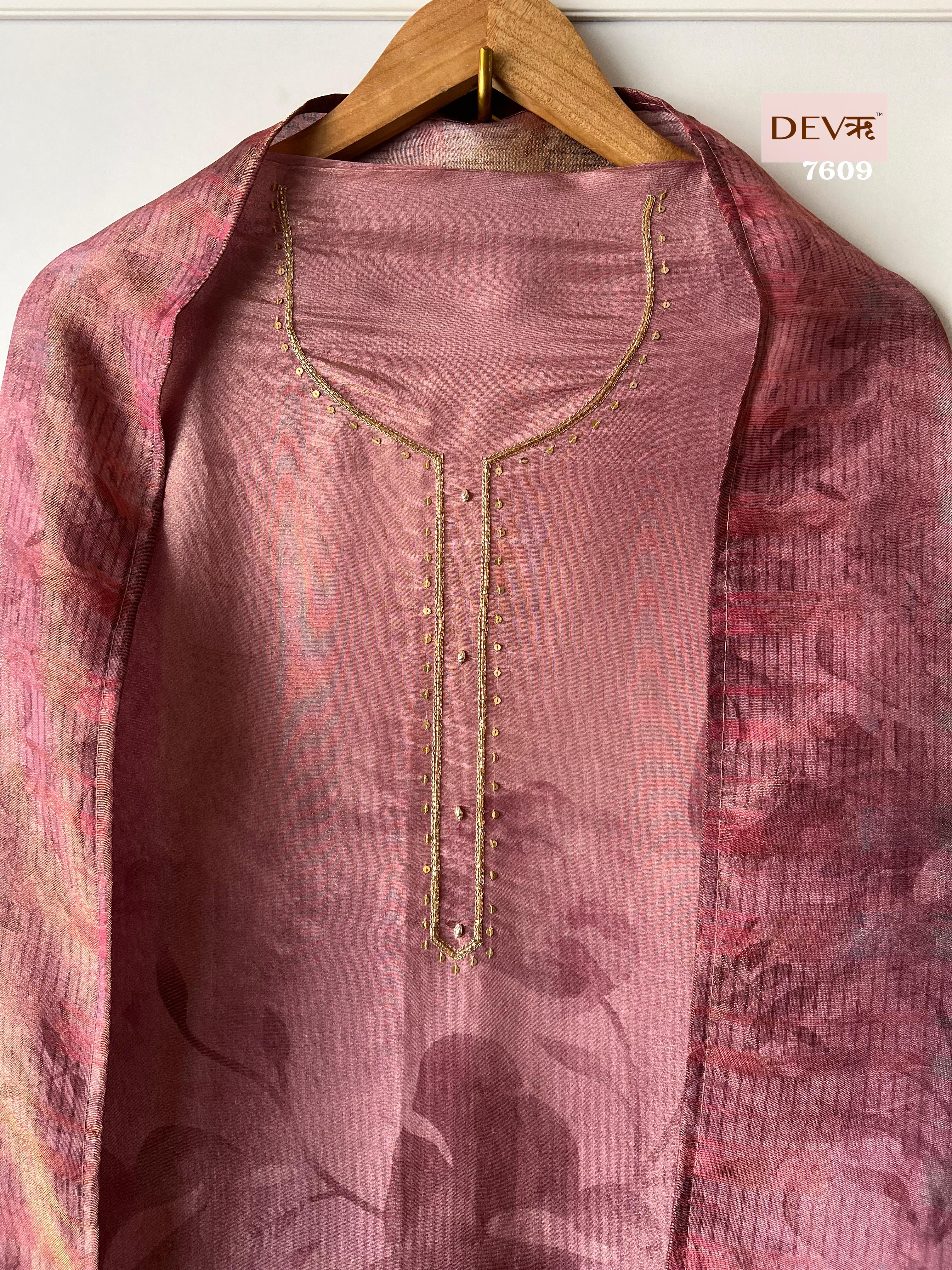 Silk Suit Set {7609}