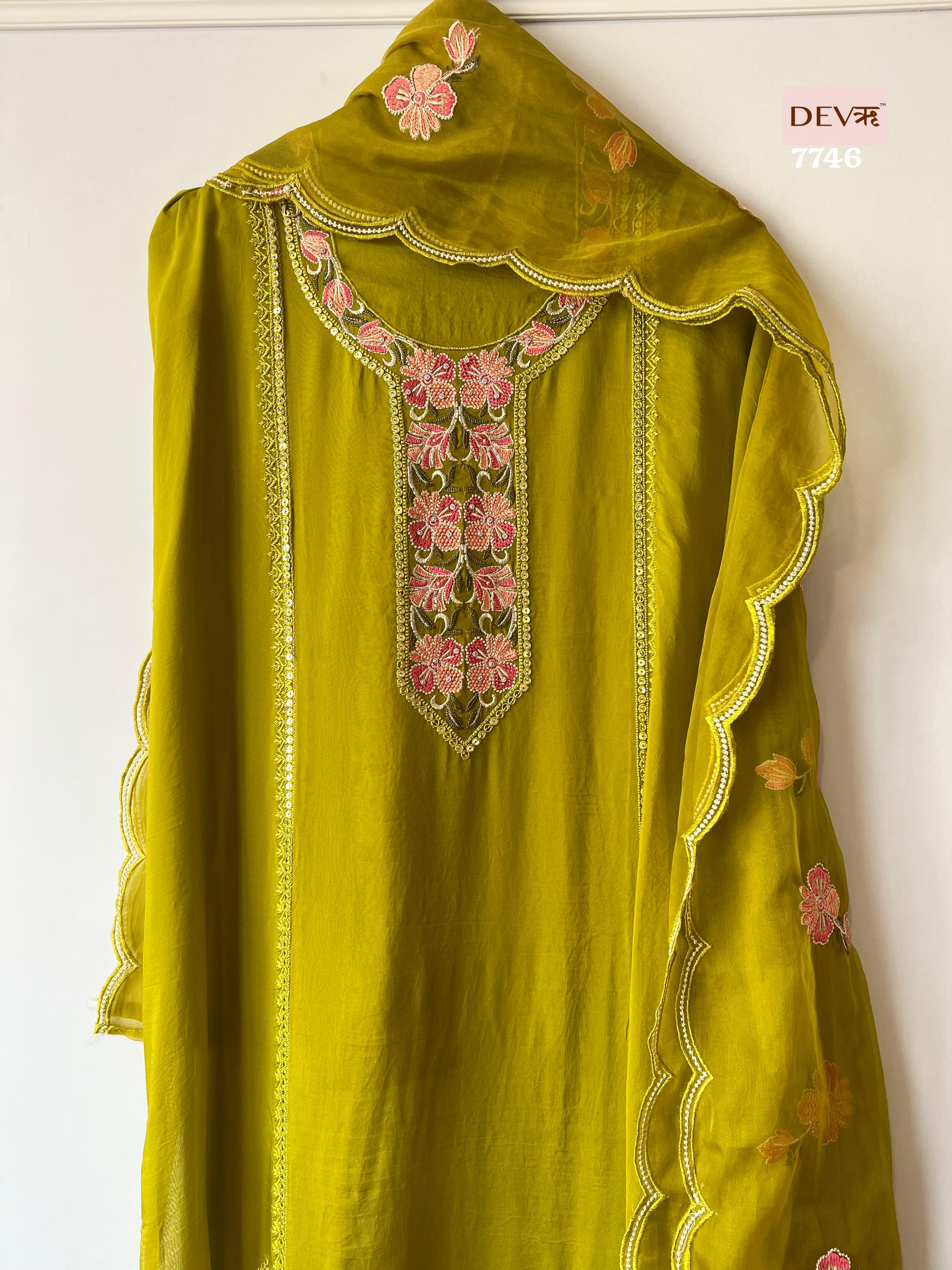 Organza Silk Suit Set