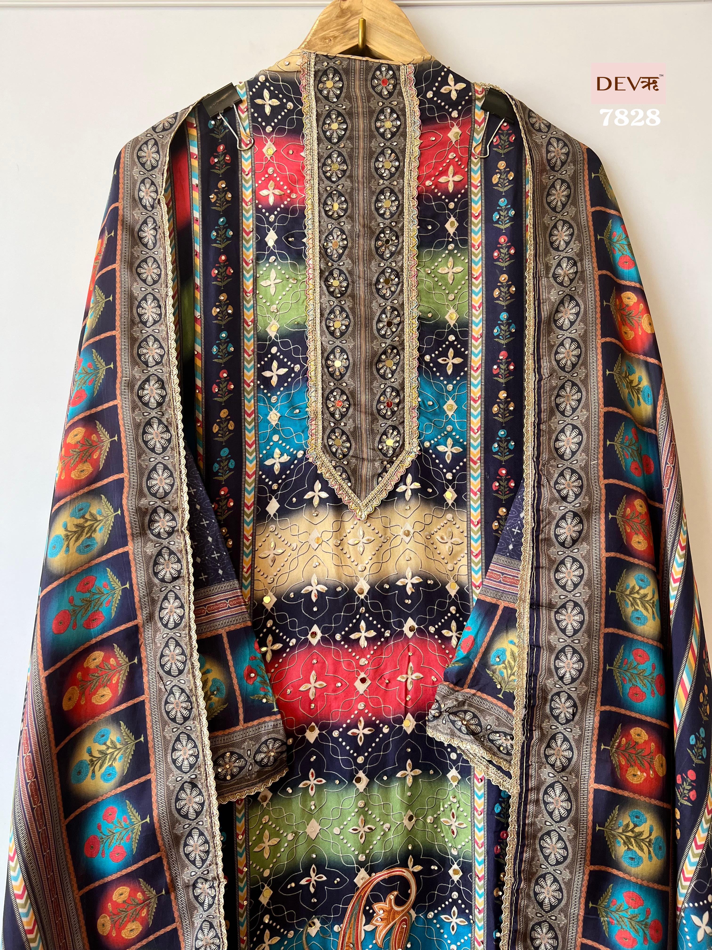 natural crepe suit set