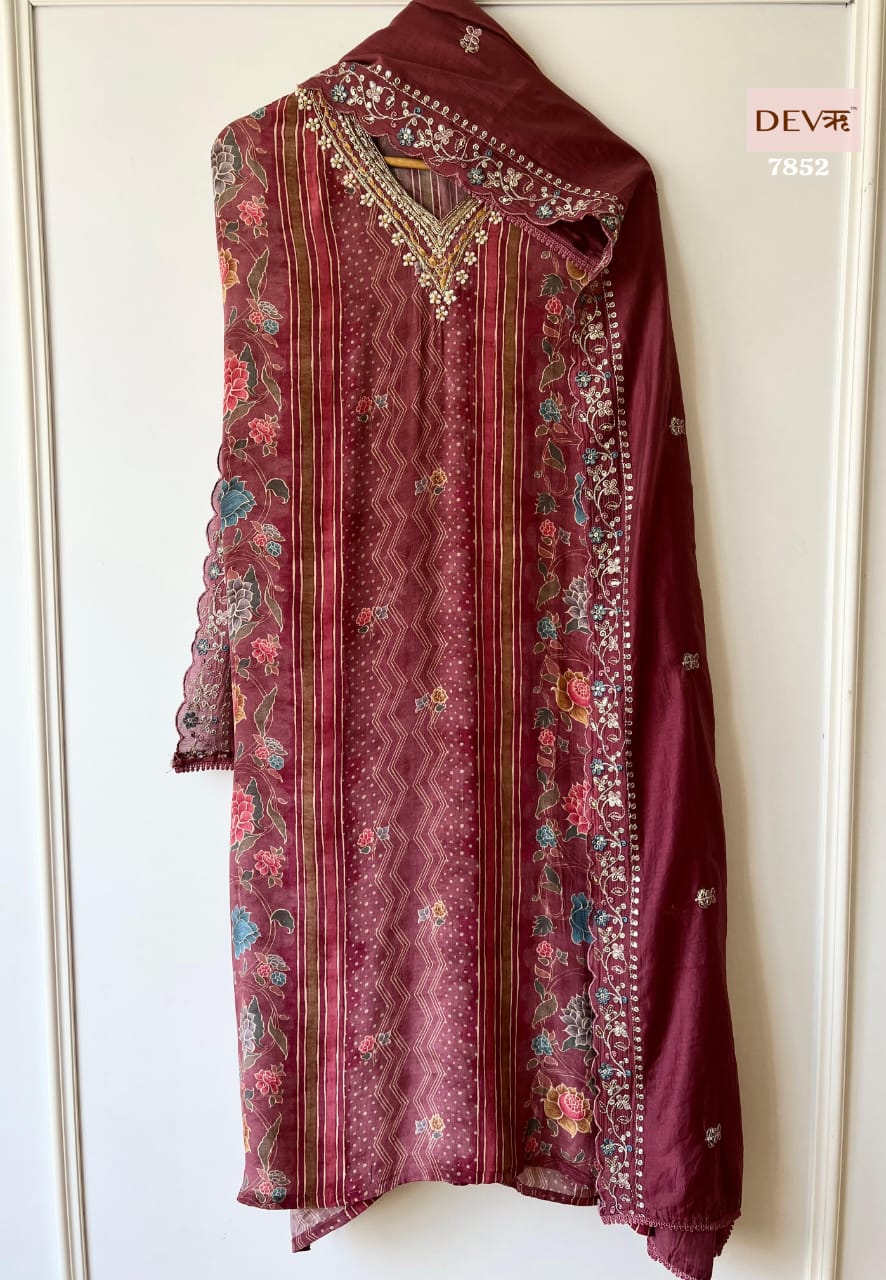 Natural Crepe Suit Set {7852}