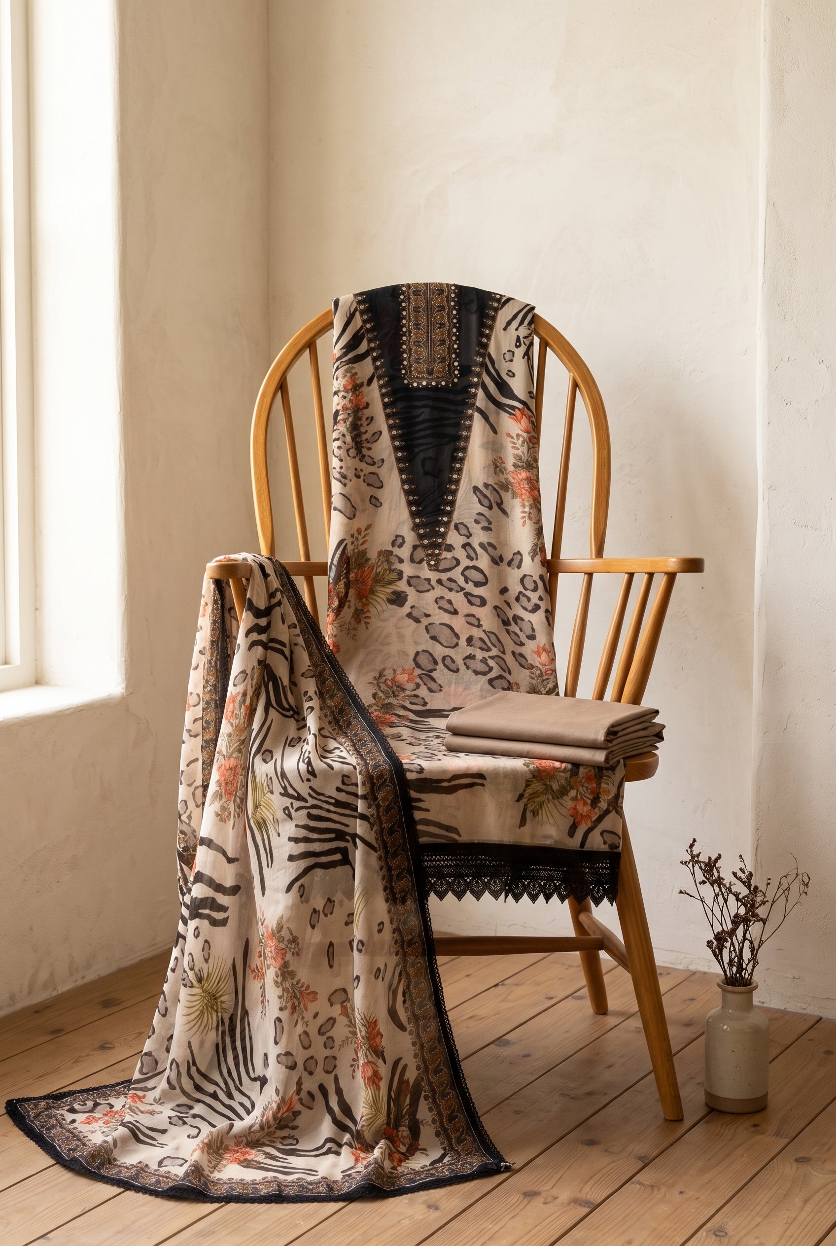 beige-organza-printed-semi-stitched-hand-embroidered-set-of-3