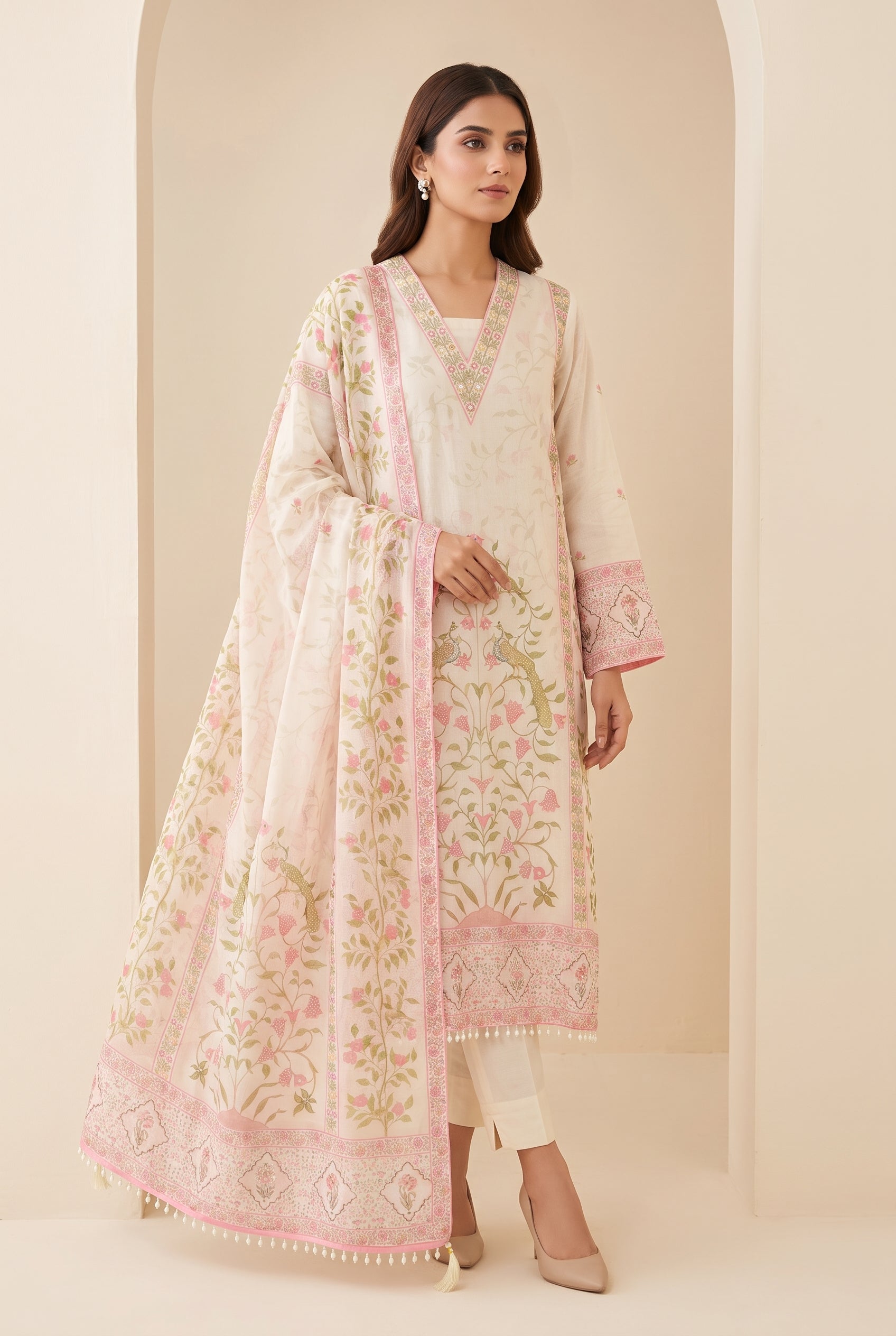 white-organza-printed-semi-stitched-hand-embroidered-set-of-3