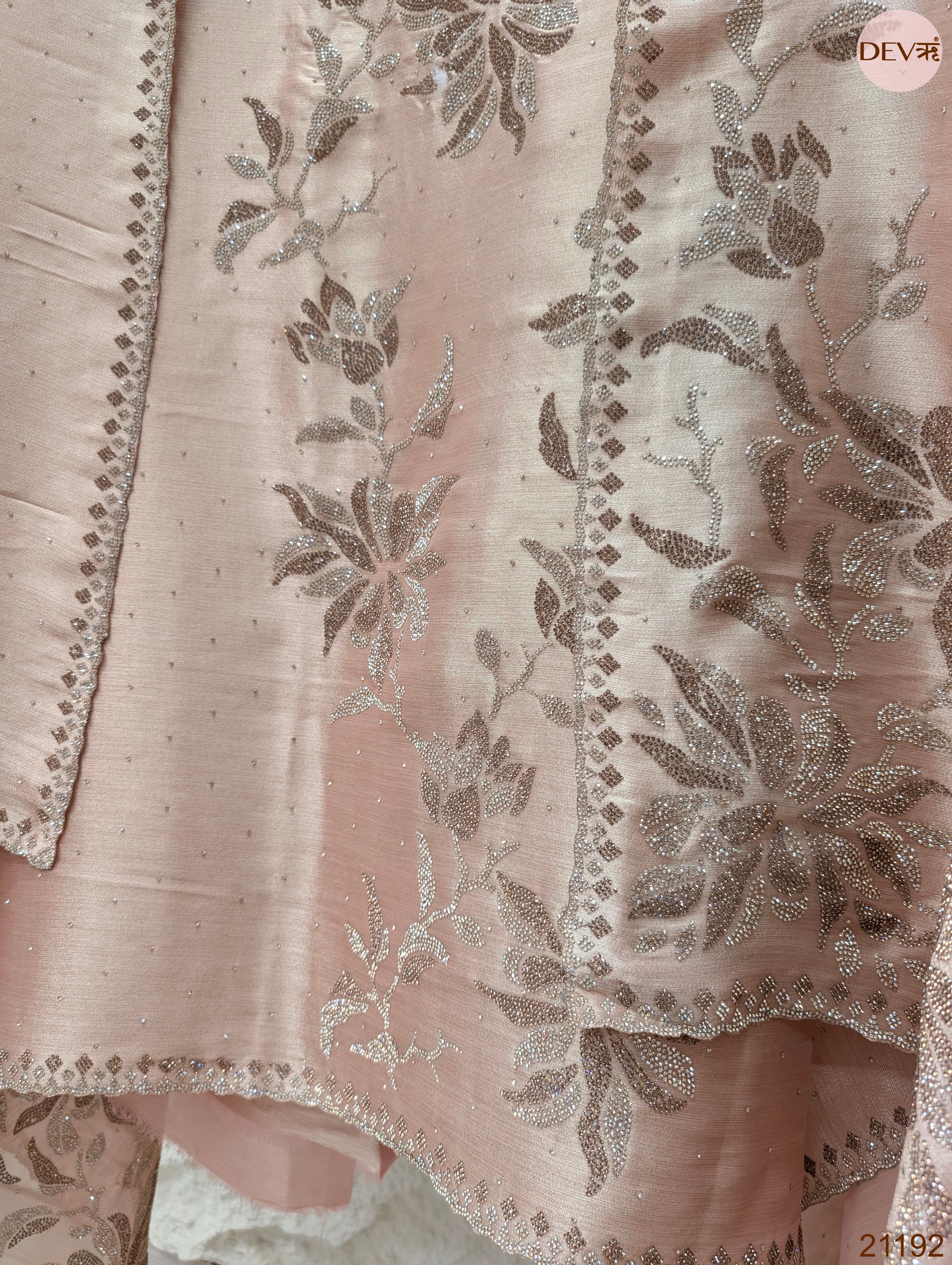 Blush Pure Giraffe Silk Embroidered Unstitched 3-Piece Suit (Devri – D.No 21192)