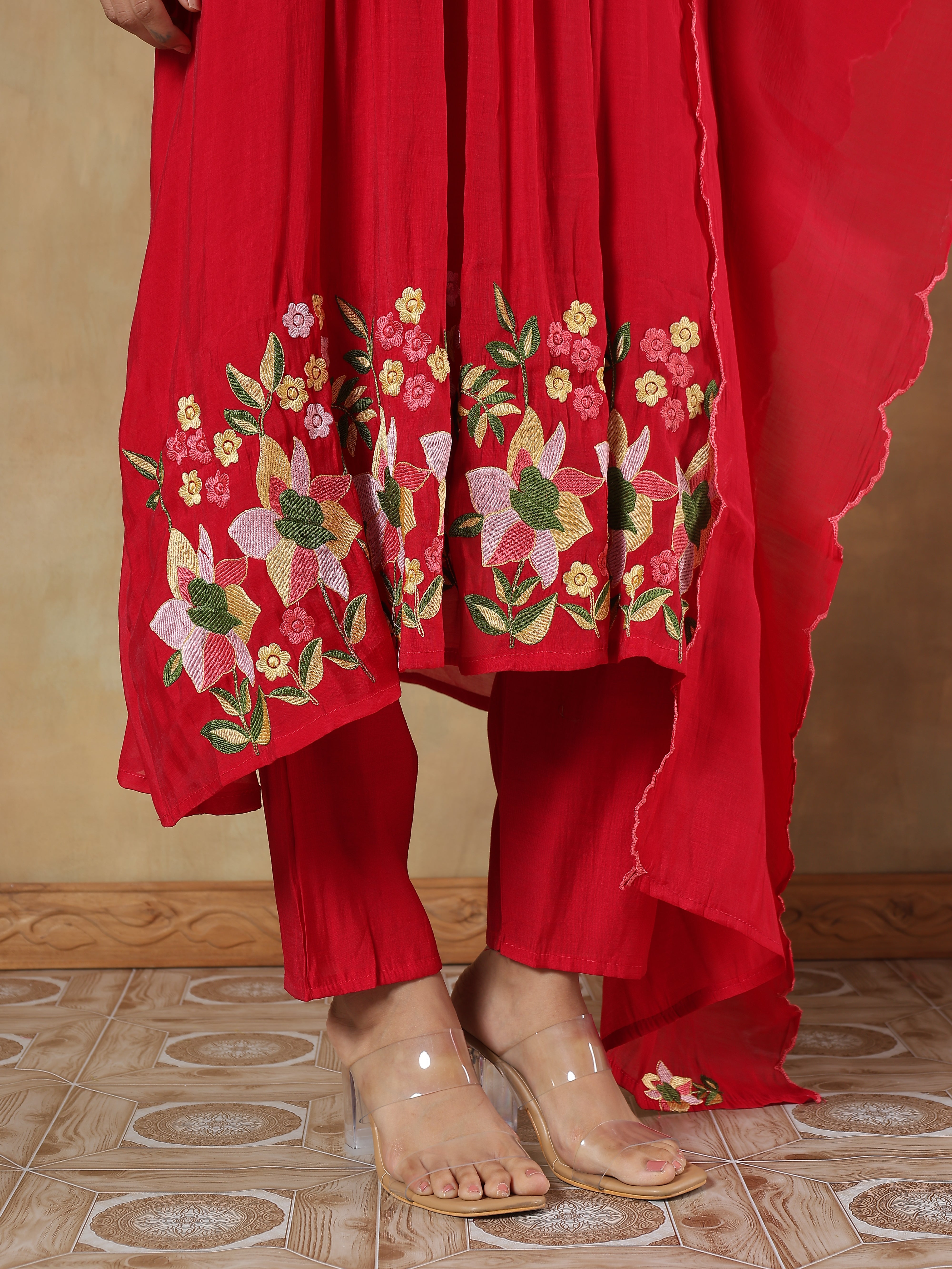 Devyani Silk Embroidered 3-Piece Set (Devri – D.No 1069)