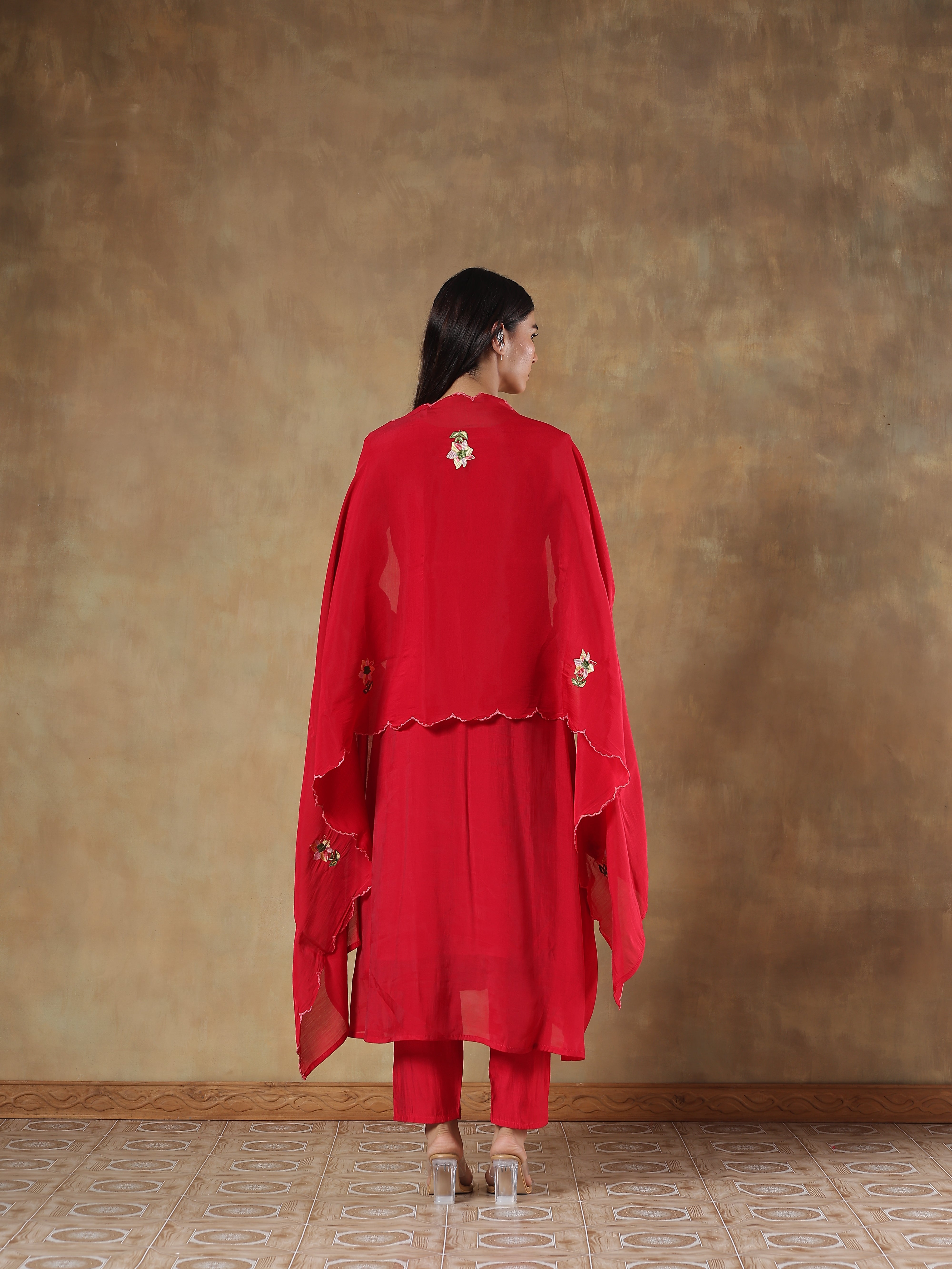 Devyani Silk Embroidered 3-Piece Set (Devri – D.No 1069)