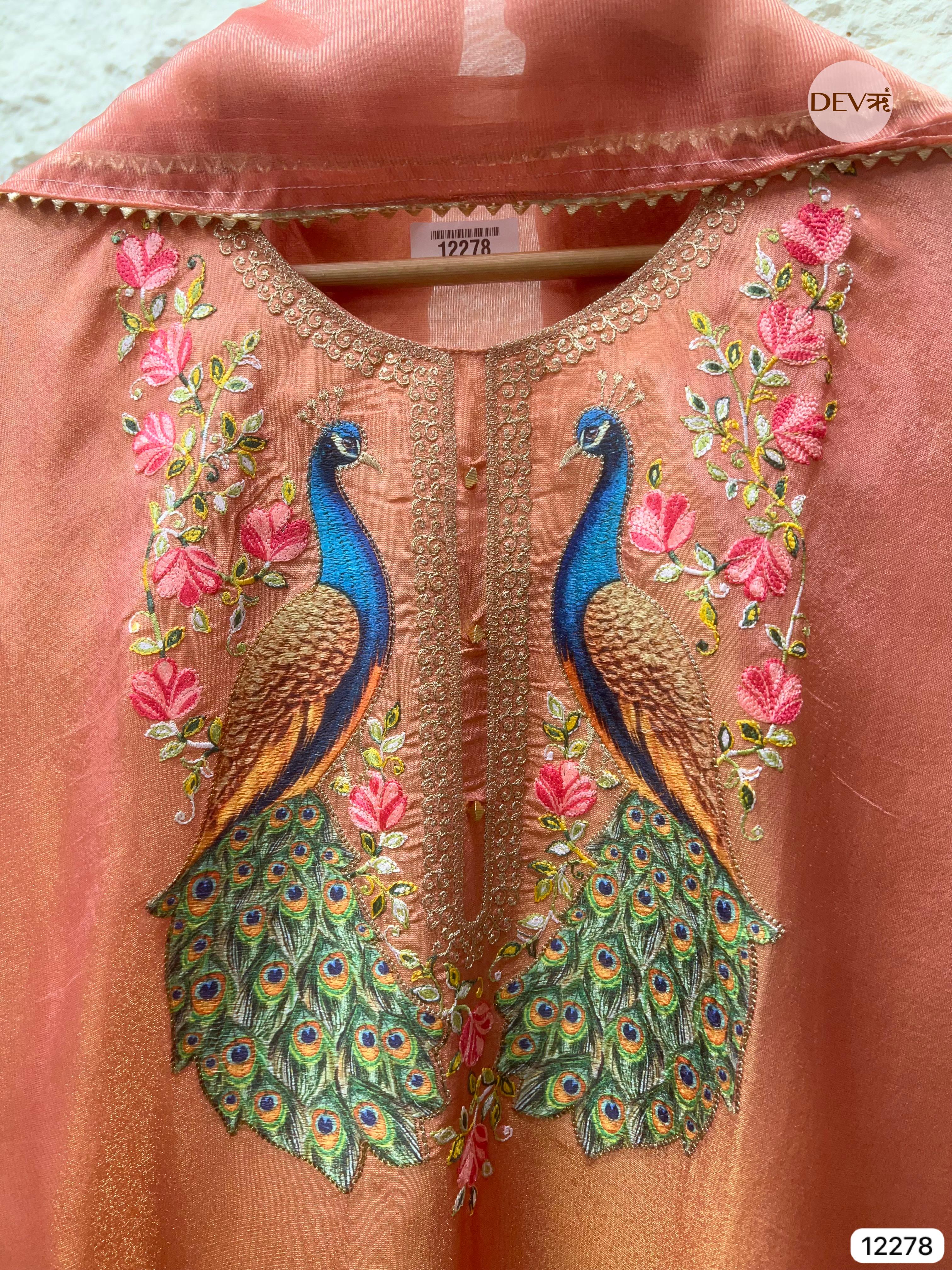 Rust Shimmer Tissue Unstitched - Set Of 3 - {12278}