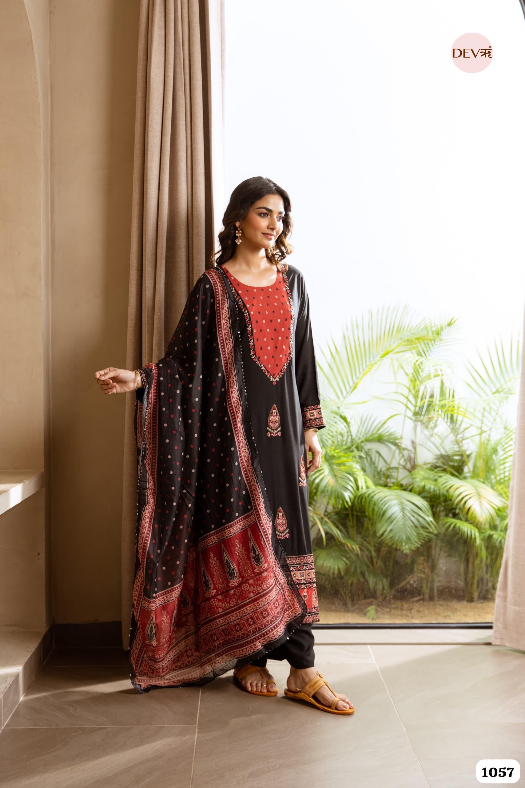 Black Heritage Paisley Reyon 3-Piece Set