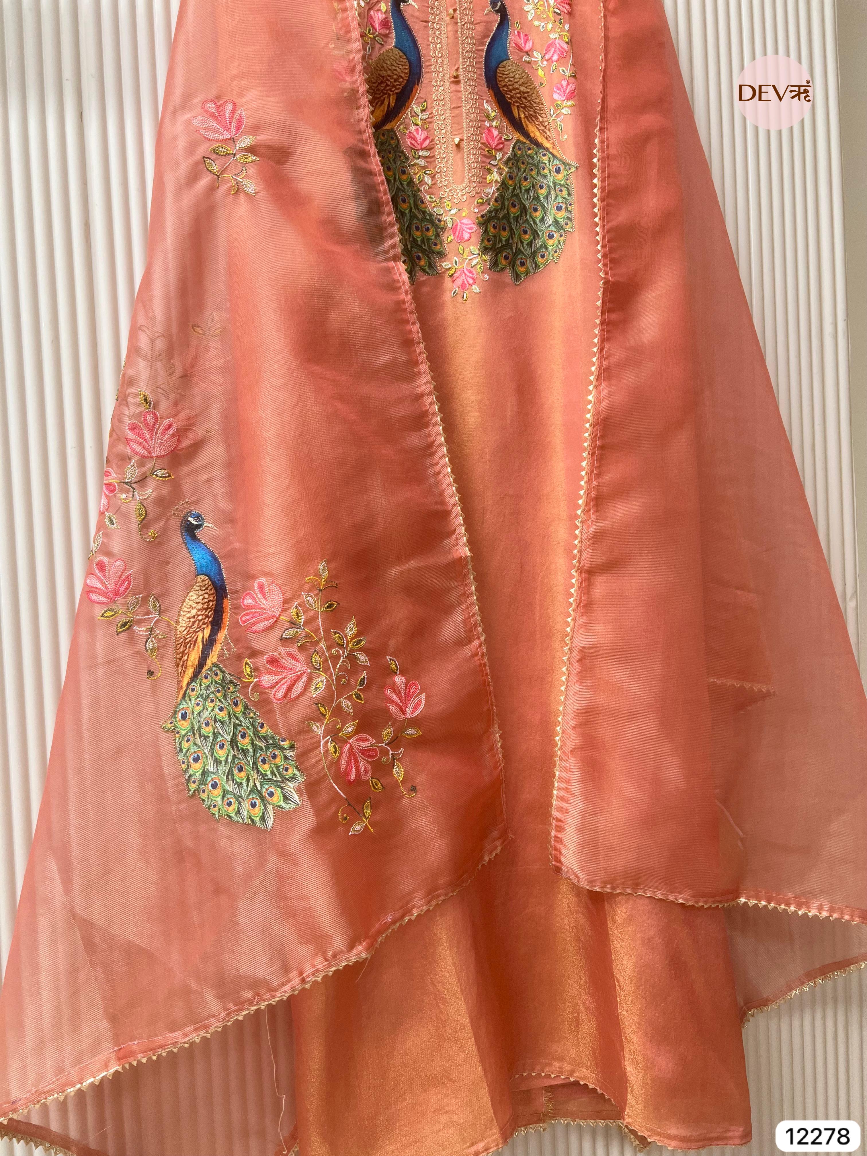 Rust Shimmer Tissue Unstitched - Set Of 3 - {12278}