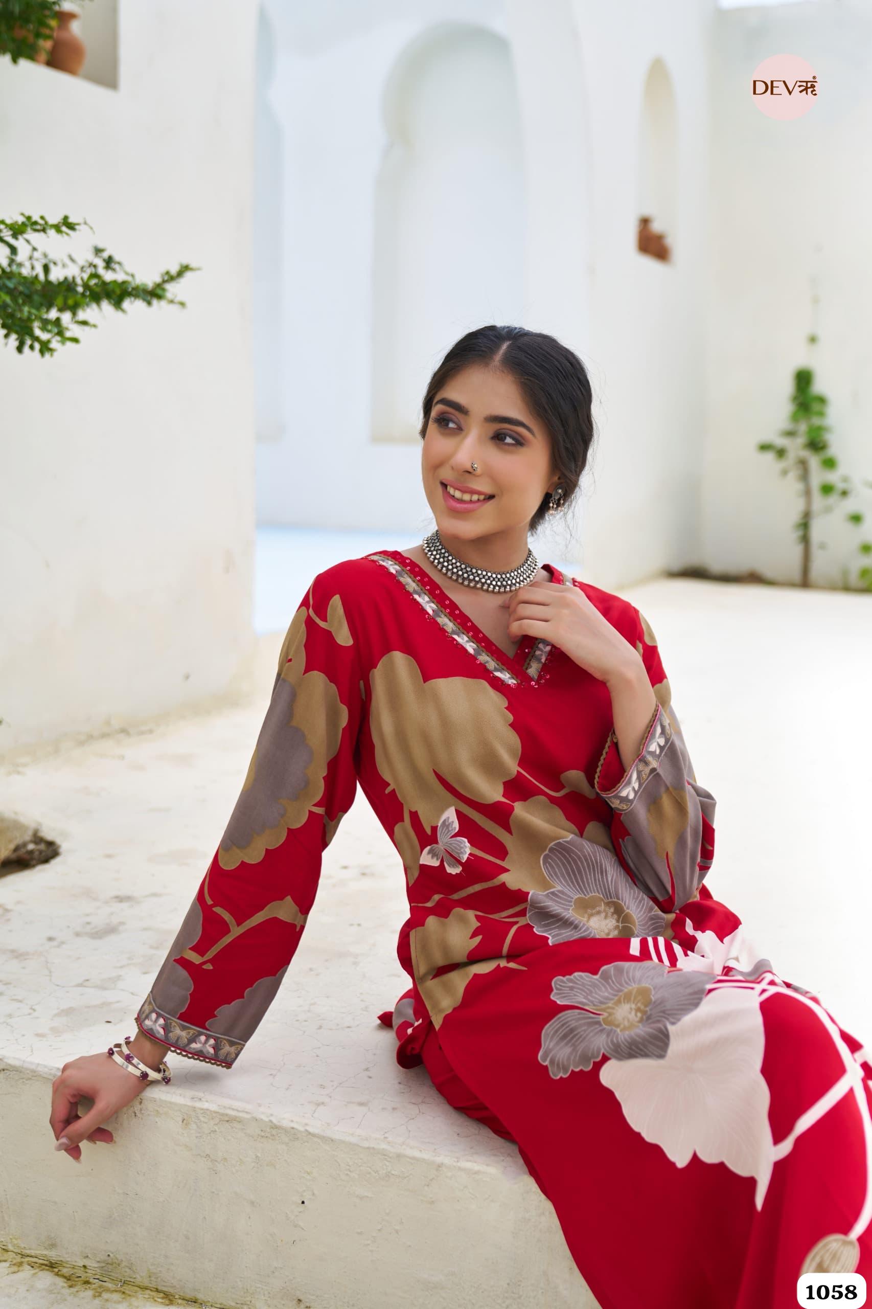 Crimson Charm german Reyon 2-Piece Set {1058/M}